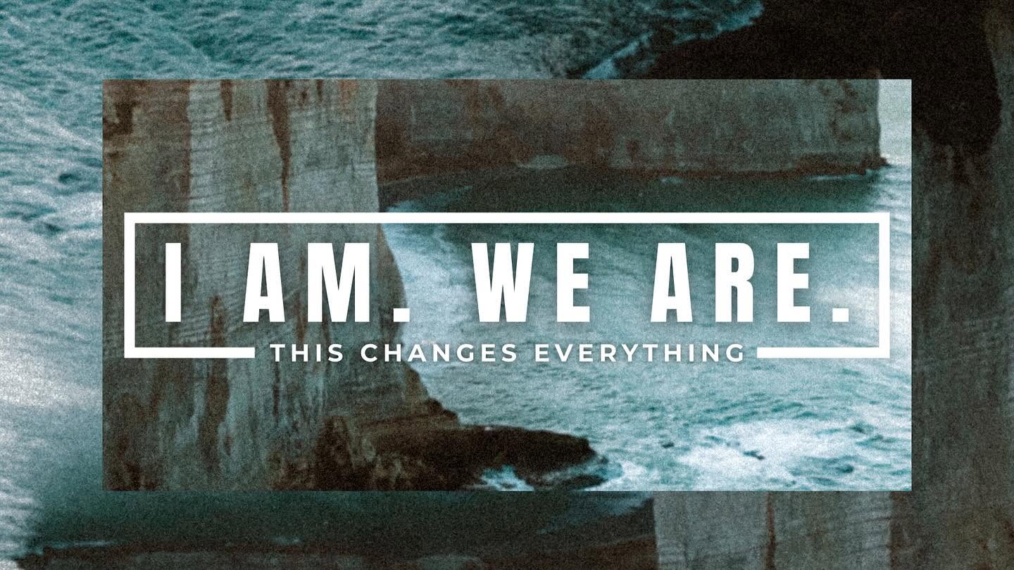 I AM. WE ARE. series title slide